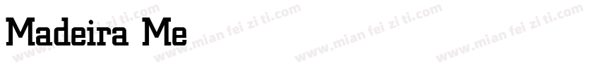 Madeira Medium字体转换